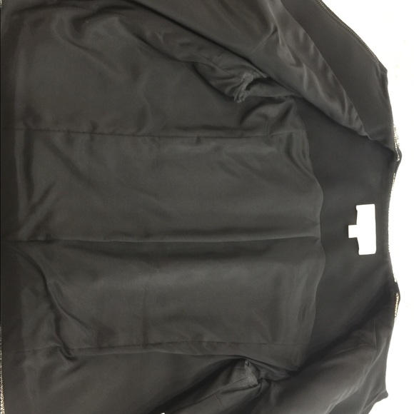 BOSS Hugo Cropped Black and White Tweed Jacket - Picture 4 of 5